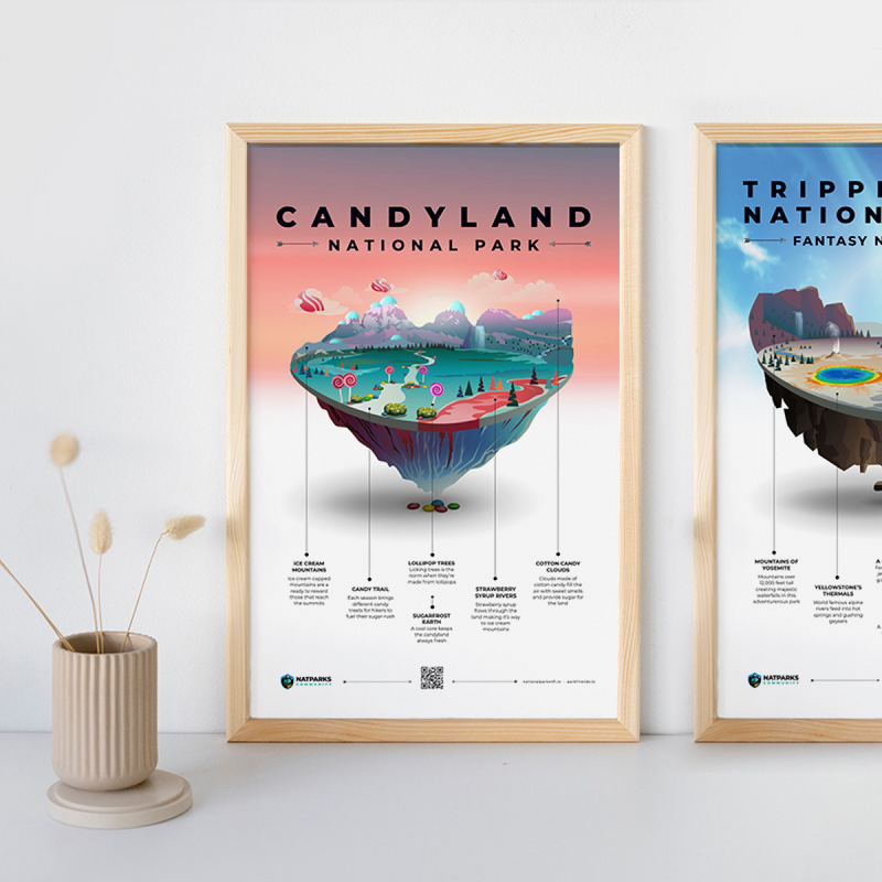 Fantasy Parks Poster - Holders Only