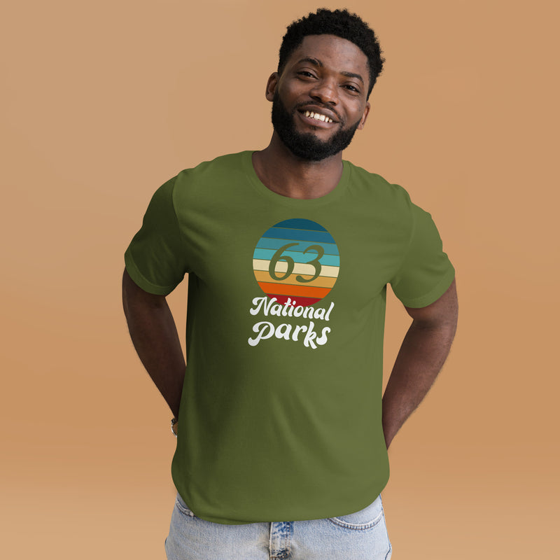 63 Parks Vintage Design Unisex Tee