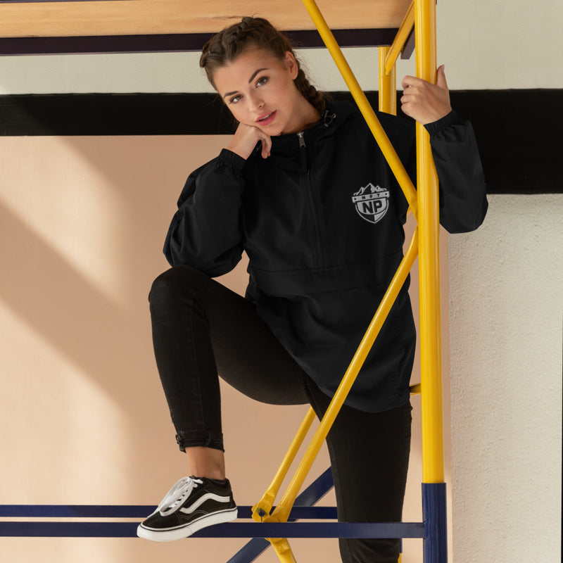 NP NFT Badge Embroidered Champion Packable Jacket
