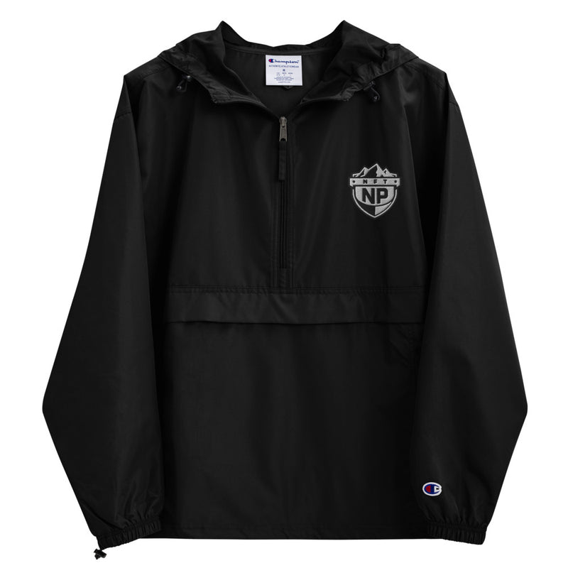 NP NFT Badge Embroidered Champion Packable Jacket