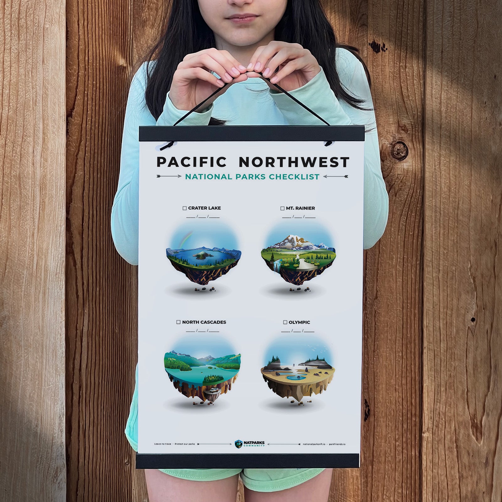 Pacific North West PNW National Parks Checklist 11