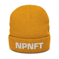 NP NFT Text Recycled Cuffed Beanie