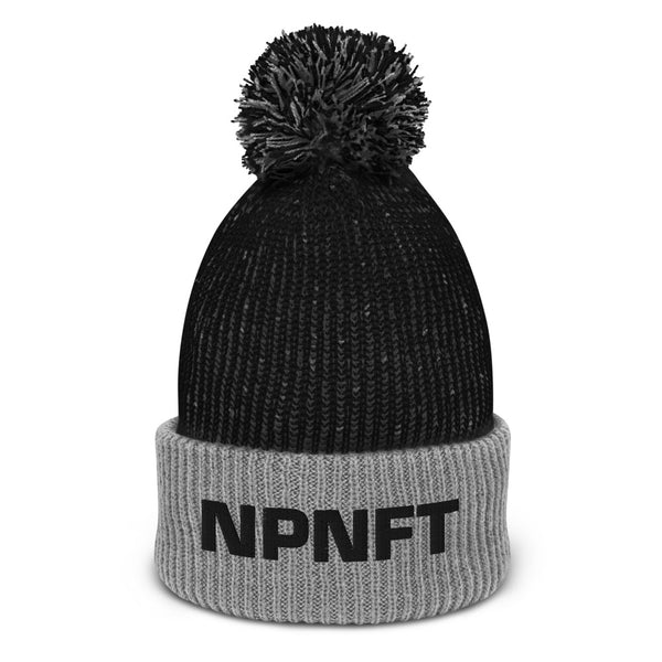 NPNFT Text Pom-Pom Beanie
