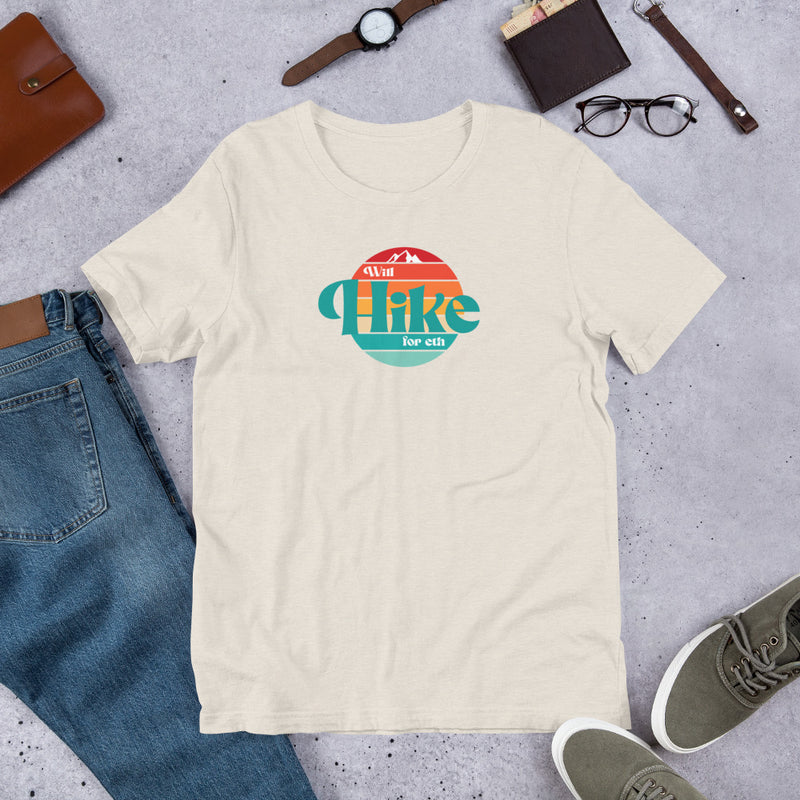 Will Hike for ETH Unisex T-Shirt